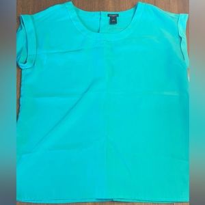 Ann Taylor green dolman blouse
